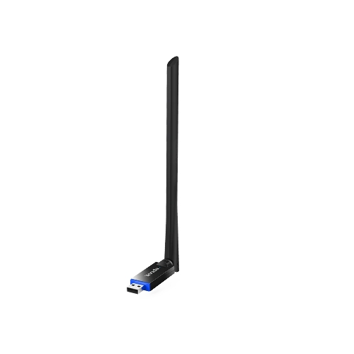 Двухдиапазонный Wi-Fi адаптер Tenda U11 Pro 2,4/5 ГГц, до 900 Мбит/с, передатчик 20 dBm, подключение USB 2.0, 1х6dBi