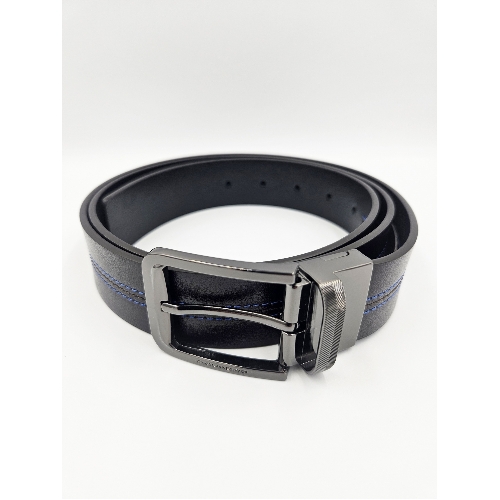 Ремень мужской Piquadro Blue Square CU6742B2/MON 125х3.5 см коричневый/черный натур.кожа
