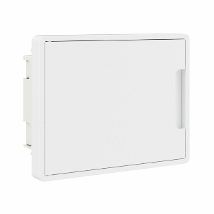 Щиток встраиваемый FRAME DKC F08B1WW 8мод. с бел. дверцей с 2 шинами PEN на 6 и 8 отверст. белый