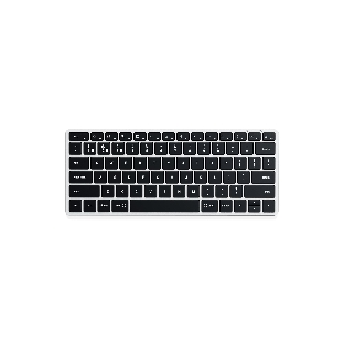 Клавиатура Satechi Slim X1 беспроводная, Bluetooth, серебристый