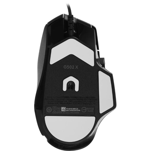 Мышь проводная Logitech G502 X черный, 25600 dpi, USB, кнопки - 13