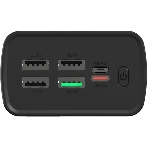 Портативный аккумулятор Digma DGPF30A 30000mAh QC3.0/PD3.0 22.5W 3A 4xUSB-A/USB-C черный