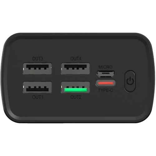 Портативный аккумулятор Digma DGPF30A 30000mAh QC3.0/PD3.0 22.5W 3A 4xUSB-A/USB-C черный