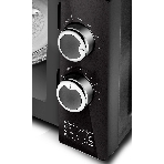 Микроволновая печь Centek CT-1570 черный, 23 л, 900 Вт, переключатели - поворотный механизм