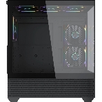 Компьютерный корпус Accord ACC-EL1B TG черный без БП ATX 2xUSB2.0 1xUSB3.1 audio