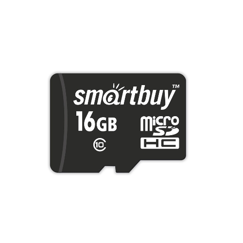 Флеш карта MicroSDHC (Transflash) 16Gb Smartbuy (Class 10)+SDадаптер