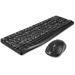 Комплект клавиатура+мышь Oklick S260W беспроводной, USB, 1600 DPI, чёрный