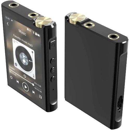 Плеер Hi-Fi Flash Digma Pro XT7 черный/золотистый/3.5"/microSD/microSDHC