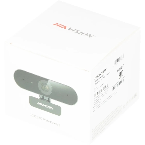 Веб-камера Hikvision DS-U02 1920x1080, 30 кадр/с, USB Type-A, микрофон, автоосвещение, универсальное крепление