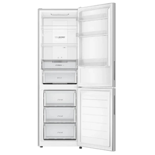 Холодильник Haier CEF536CSG серебристый двухкамерный 240/105 л морозилка снизу, No Frost