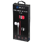 Проводные наушники Oklick HP-S-210 красный, внутриканальные, Jack 3.5 мм