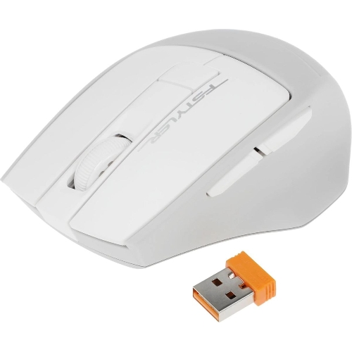 Мышь беспроводная A4Tech Fstyler FG30S белый/серый, 2000 dpi, радиоканал, USB, кнопки - 6