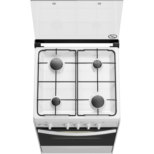 Плита газовая Darina 1B GM 441 005 W белый/черный, конфорок 4 шт, духовка 50 л, 50 см x 85 см x 51 см