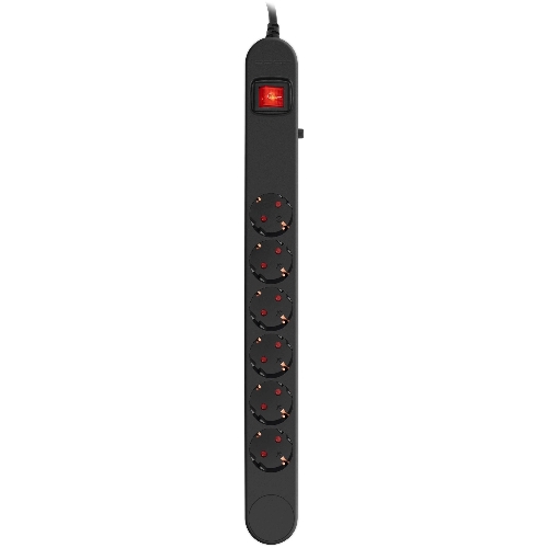 Сетевой фильтр Ippon NF-EU-3-16 3 м, 6 розеток, черный, коробка