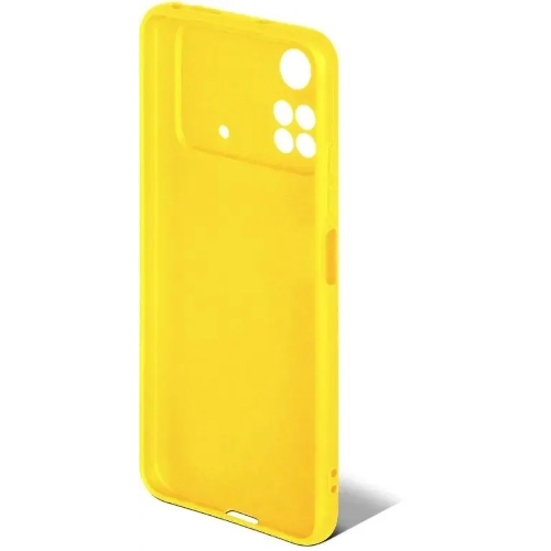 Чехол (клип-кейс) DF poCase-03 для Poco M4 Pro (4G) желтый