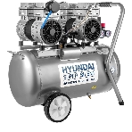 Компрессор поршневой Hyundai HYC 30250LMS безмасляный 300л/мин 50л 2000Вт серебристый/черный
