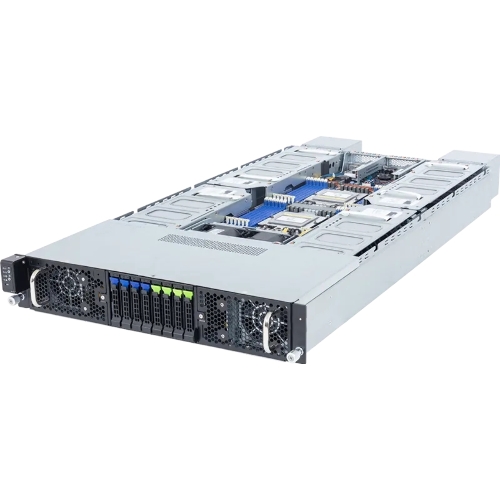 Серверная платформа Gigabyte Server Platform G294-Z43/2U/2xAMD (9004/9005)/2xHS/24xDIMM/4xSFF NVME/SAS/SATA + 4xSFF SATA/SAS/16xGPUs SS/2x10GbE/16xFHFL + 2xLP/2x3000W/Rails/1Y