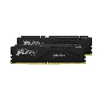 Оперативная память Kingston Fury Beast, DDR5, 16GB (2x8GB), 6000MHz, CL36, DIMM, с радиаторами, RGB, черный