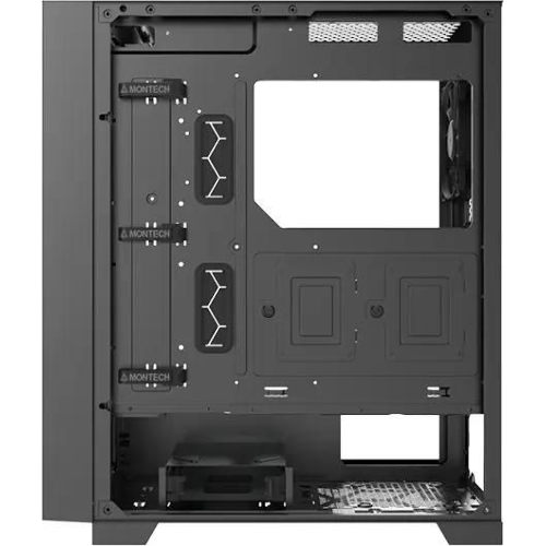 Компьютерный корпус Montech AIR 1000 LITE черный без БП ATX 1x120мм 3x140мм 2xUSB3.0 1xUSB3.1 audio bott PSU
