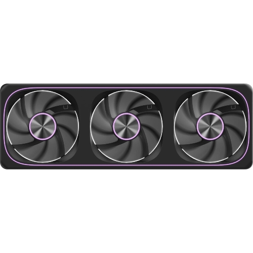 Вентилятор для корпуса Formula Air Fusion 3 BK ARGb 360х120x28 черный 4-pin 34.95дБ Ret