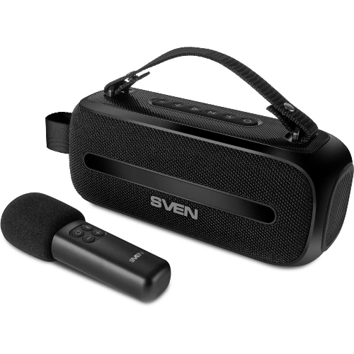 Колонка портативная SVEN PS-255 черный 12W 1.0 BT 3600mAh