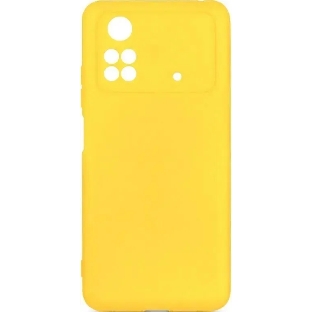 Чехол (клип-кейс) DF poCase-03 для Poco M4 Pro (4G) желтый