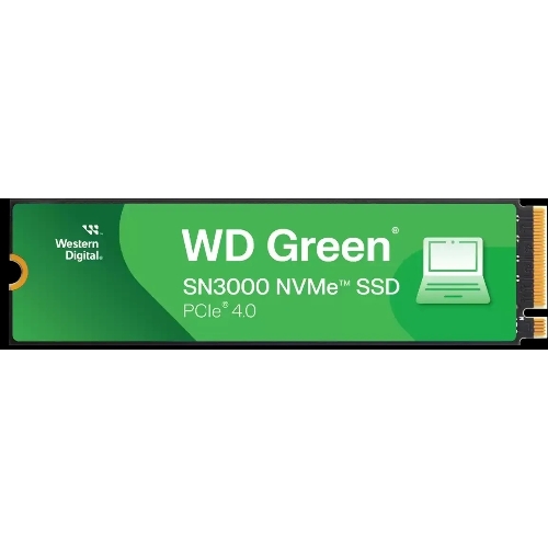 Накопитель SSD Western Digital WD Green SN3000, 1Tb M.2 2280, PCI-E 3x4, R/W - 5000/4200 MB/s