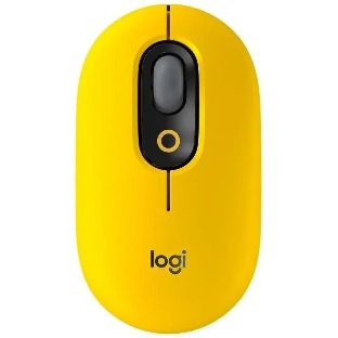 Мышь беспроводная Logitech POP Mouse желтый, 4000 dpi, Bluetooth, кнопки - 4
