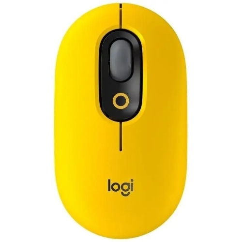 Мышь беспроводная Logitech POP Mouse желтый, 4000 dpi, Bluetooth, кнопки - 4