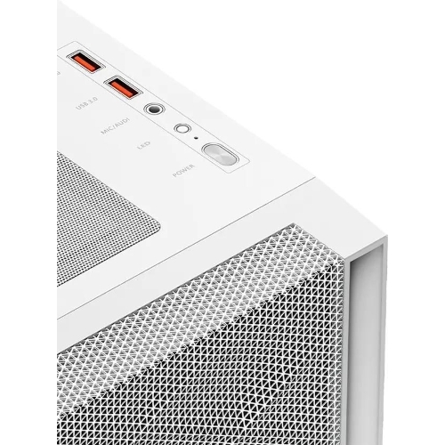 Компьютерный корпус PCCooler C3D510 WH ARGb, Tempered Glass Full Tower, White, TG, 0.7 SPCC, 3x120мм ARGb E-ATX, ATX, mATX, mITX 170/390/410мм 2x2.5