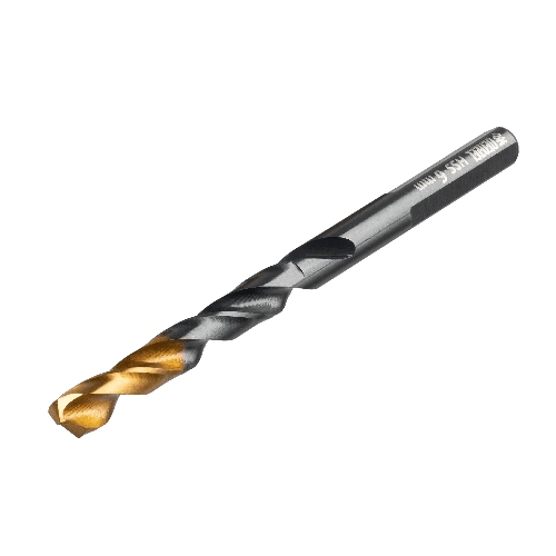 Сверло по металлу Denzel 6 мм, HSS-Tin, Golden Tip, 10 шт.