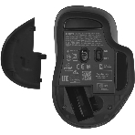 Мышь беспроводная Xiaomi Wireless Mouse Comfort Edition черный, 1200 dpi, радиоканал, USB, кнопки - 3