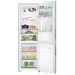 Холодильник Haier CEF536CSG серебристый двухкамерный 240/105 л морозилка снизу, No Frost