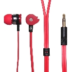 Проводные наушники Oklick HP-S-210 красный, внутриканальные, Jack 3.5 мм