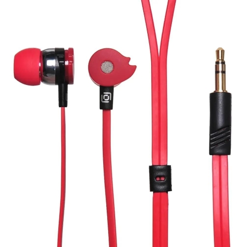 Проводные наушники Oklick HP-S-210 красный, внутриканальные, Jack 3.5 мм