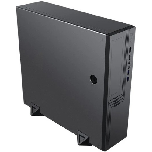 Компьютерный корпус Slim Case Powerman EL555 черный PM-300ATX 2хUSB 3.0+2хUSB 2.0,HD,Audio mATX, miniATX