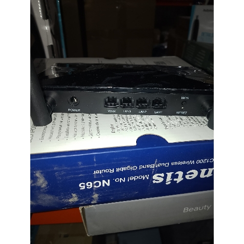 (Б/У) Wi-Fi маршрутизатор NETIS DUAL BAND 1000M EASY MESH NC65 [Cм.описание!]
