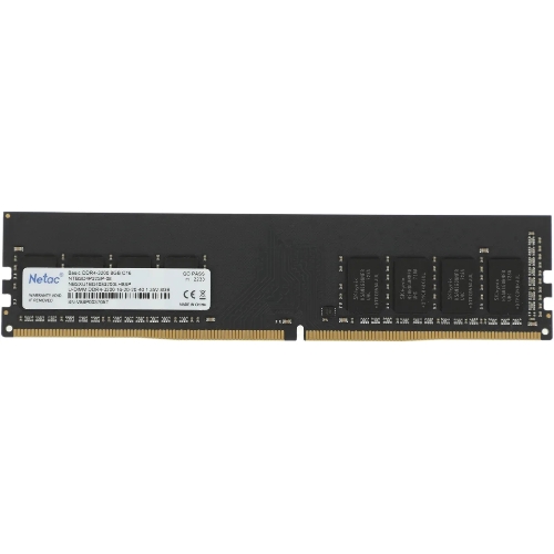 Оперативная память NETAC Basic, DDR4, 8GB (1x8GB), 3200MHz, CL22, DIMM