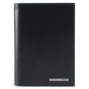 Обложка для документов Piquadro Blue Square PP5246B2R/N черный натур.кожа