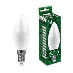Лампа светодиодная SAFFIT SBC3713 LED 13вт Е14 дневной матовая свеча