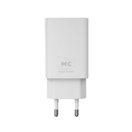 Сетевое зарядное устройство MORE CHOICE (4620202555694) NC07i СЗУ 1USB 2.0A, белый