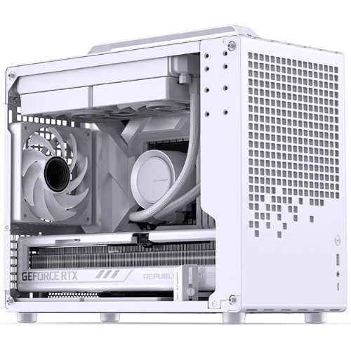 Компьютерный корпус без блока питания Case JONSBO Z20, Mini-Tower, TG, no fan, 1xUSB-A 3.2 + 1xUSB-C 3.2, mATX, mITX White