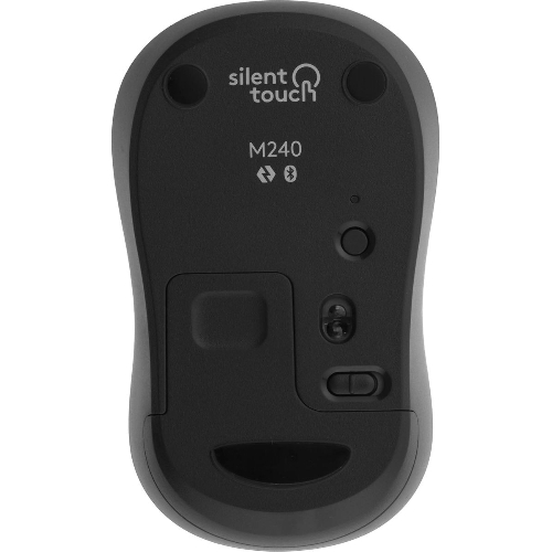 Мышь беспроводная Logitech M240 SILENT графитовый, 4000 dpi, Bluetooth, кнопки - 3