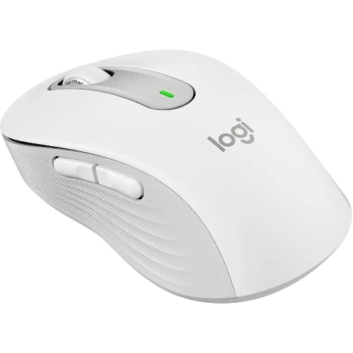 Мышь беспроводная Logitech Signature M650 белый, 4000 dpi, радиоканал, Bluetooth, USB, кнопки - 5