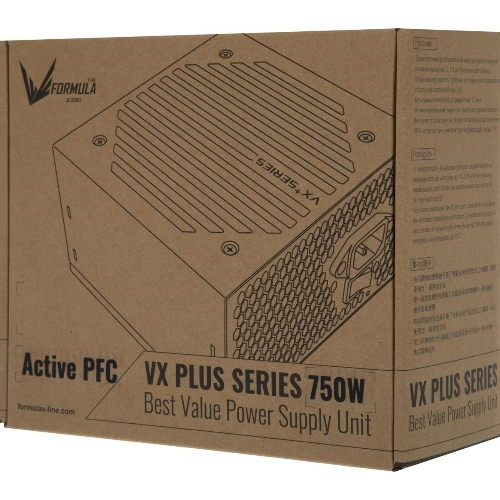 Блок питания Aerocool/Formula VX PLUS 750, 750Вт, 120мм, черный