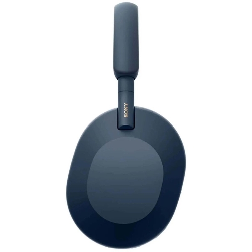 Беспроводные/проводные наушники Sony WH-1000XM5 синий, полноразмерные, Bluetooth + проводной, активное шумоподавление, до 30 ч