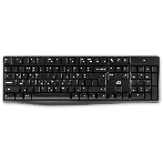 Комплект клавиатура+мышь Oklick S260W беспроводной, USB, 1600 DPI, чёрный