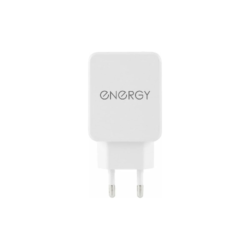Сетевое зарядное устройство ENERGY ET-32, 2,1А, белый (104290)