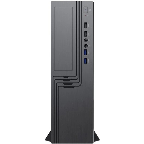 Компьютерный корпус Slim Case Powerman EL555 черный PM-300ATX 2хUSB 3.0+2хUSB 2.0,HD,Audio mATX, miniATX