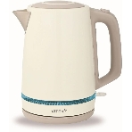 Чайник электрический Vitek VT-WK1066 1.7л. 2200Вт бежевый/коричневый корпус: металл/пластик